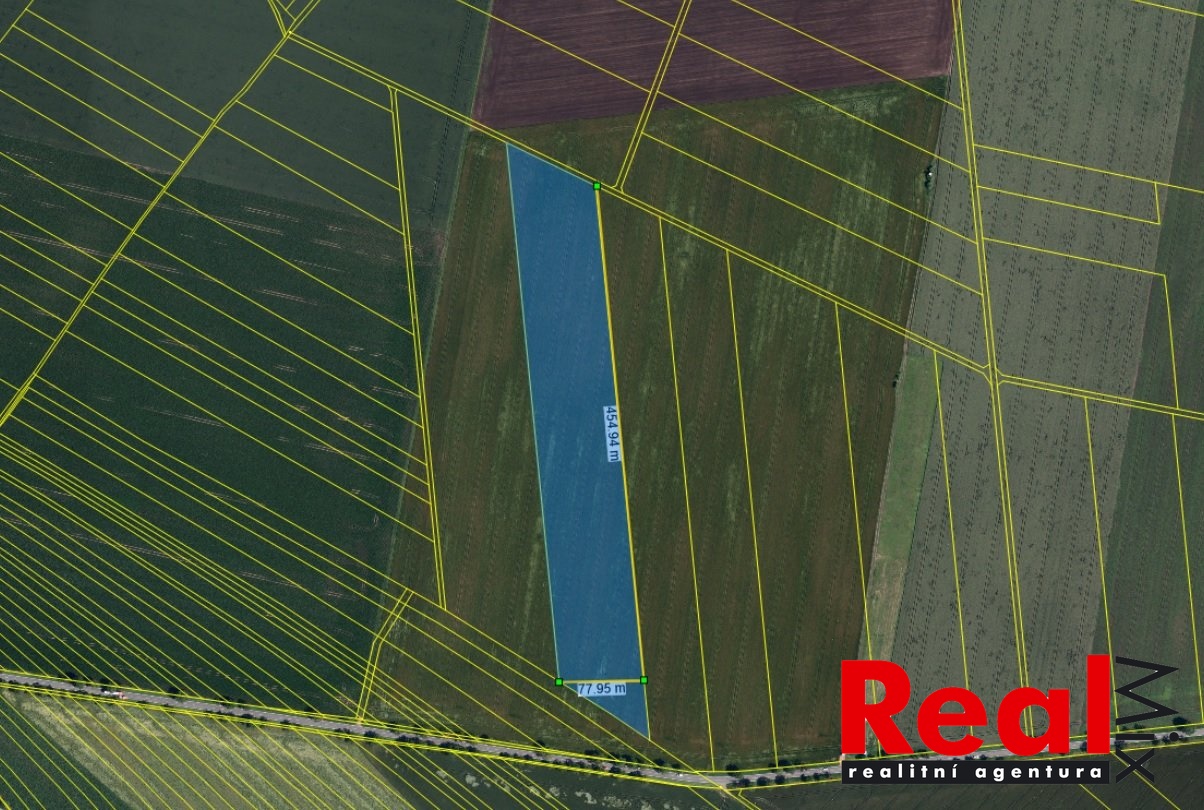 snímek z KM - k.ú. Křenovice u Slavkova