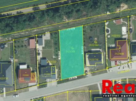 snímek z KM - pozemek Pohořelice | Prodej - pozemek pro bydlení, 846 m²