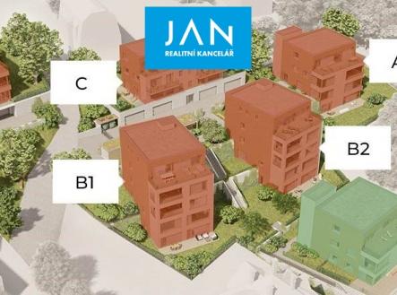 buildings-overview_červená etapa_A1 | Prodej bytu, 2+kk, 69 m²