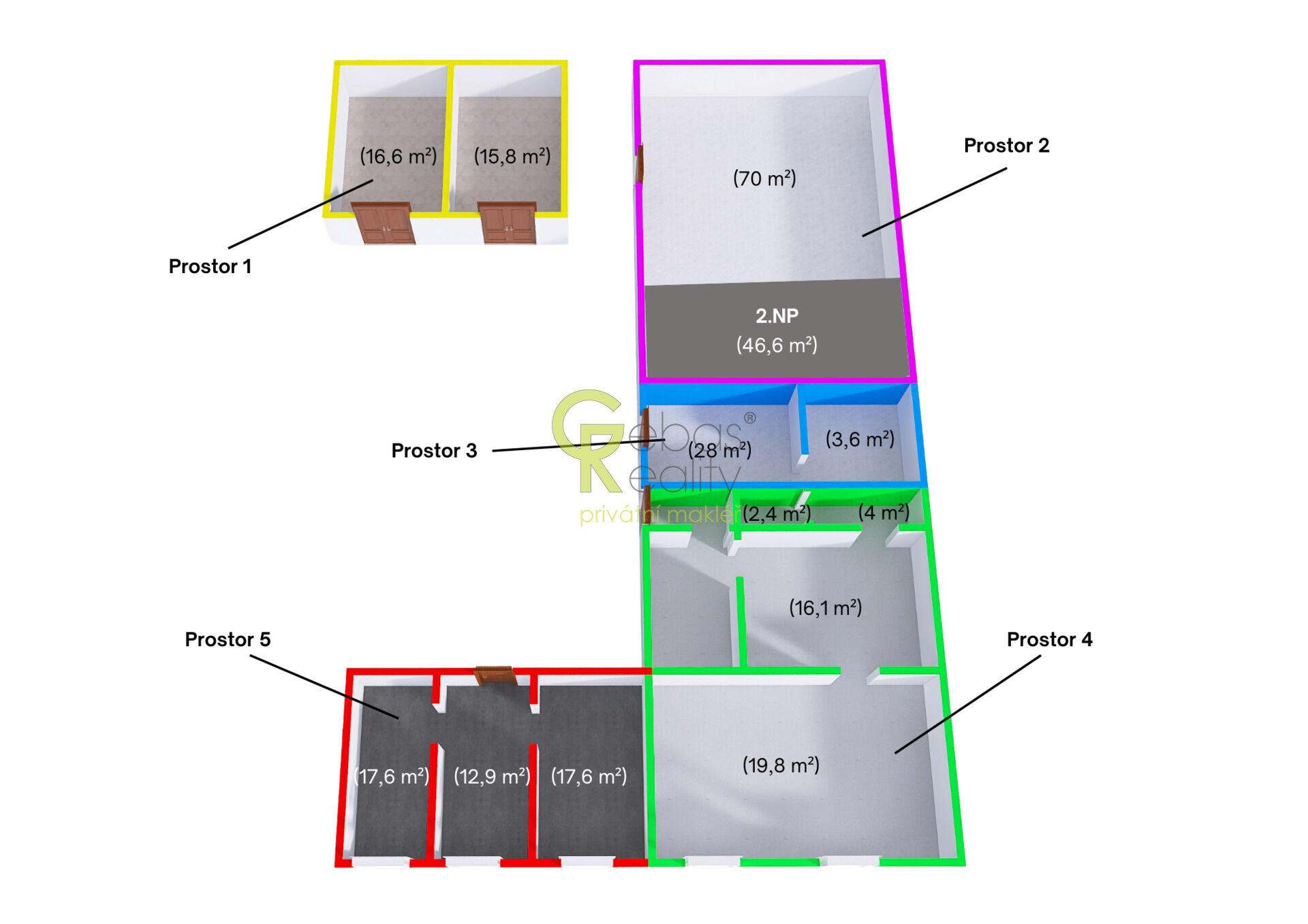 skladové plochy  - Záryby, Praha východ