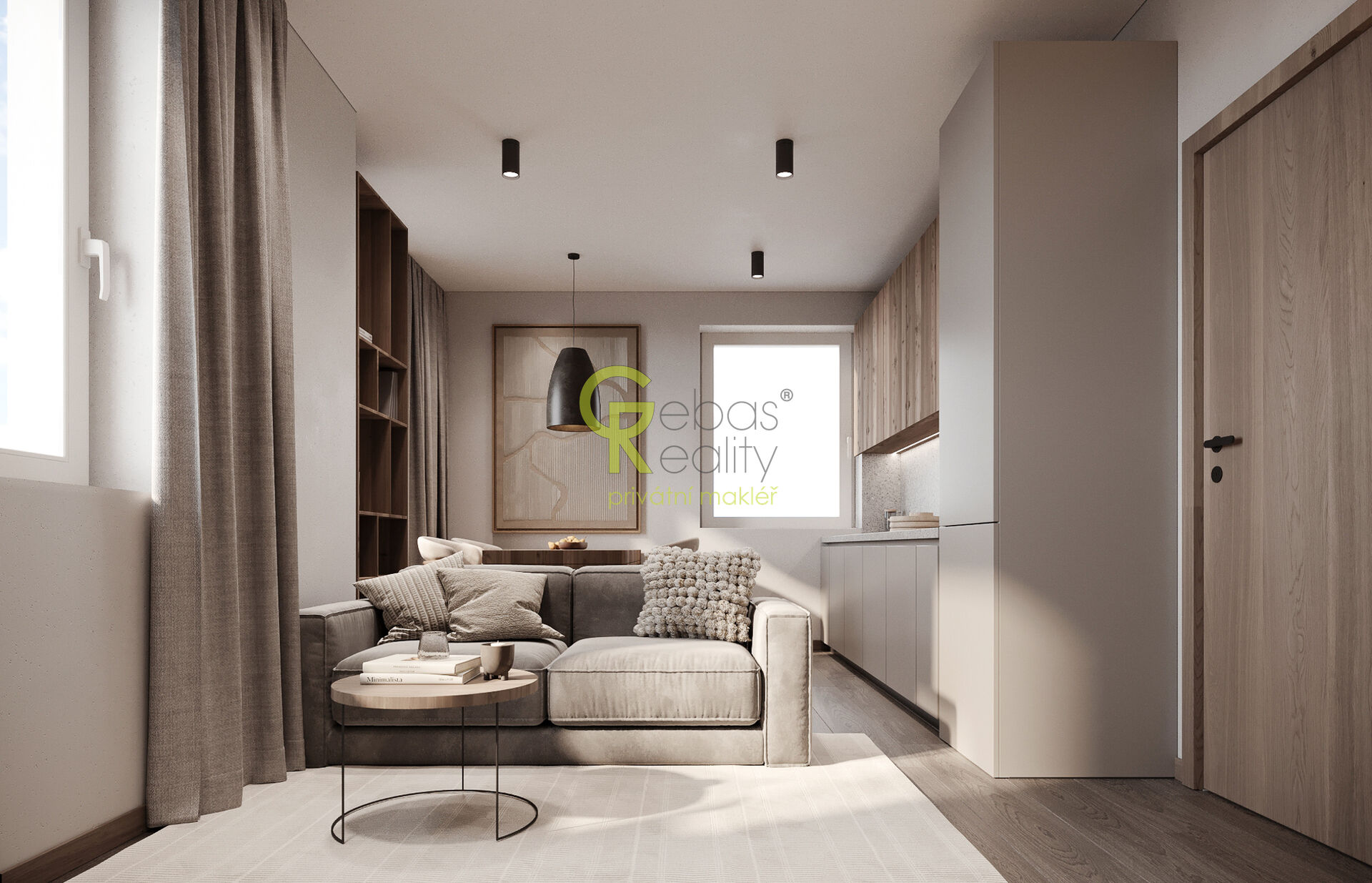 Nový byt 2+kk v projektu Byty Otradovice u Brandýsa nad L. vč. sklepa a parkovacího stání v ceně