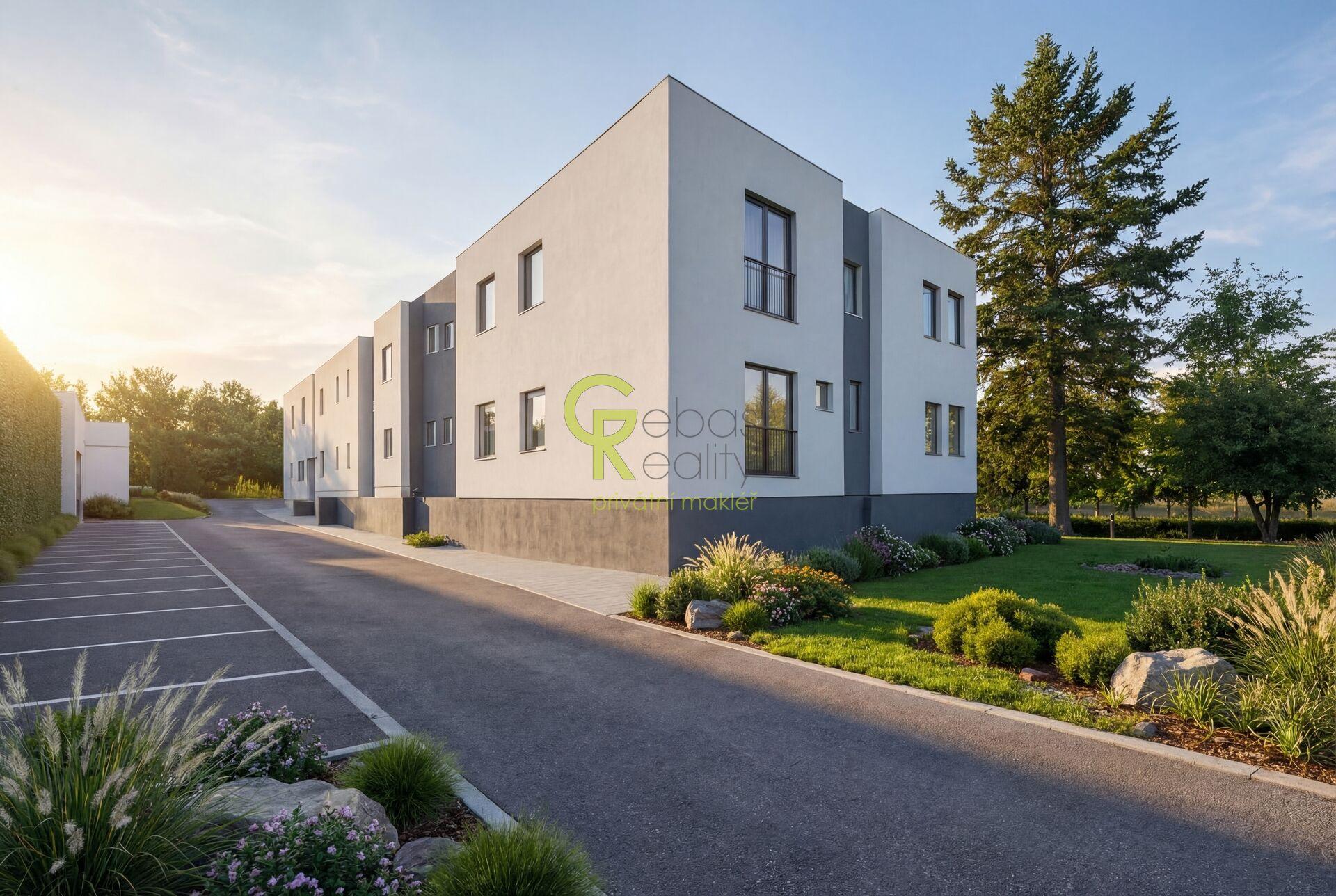 Nový byt 2+kk v projektu Byty Otradovice u Brandýsa nad L. vč. sklepa a parkovacího stání v ceně