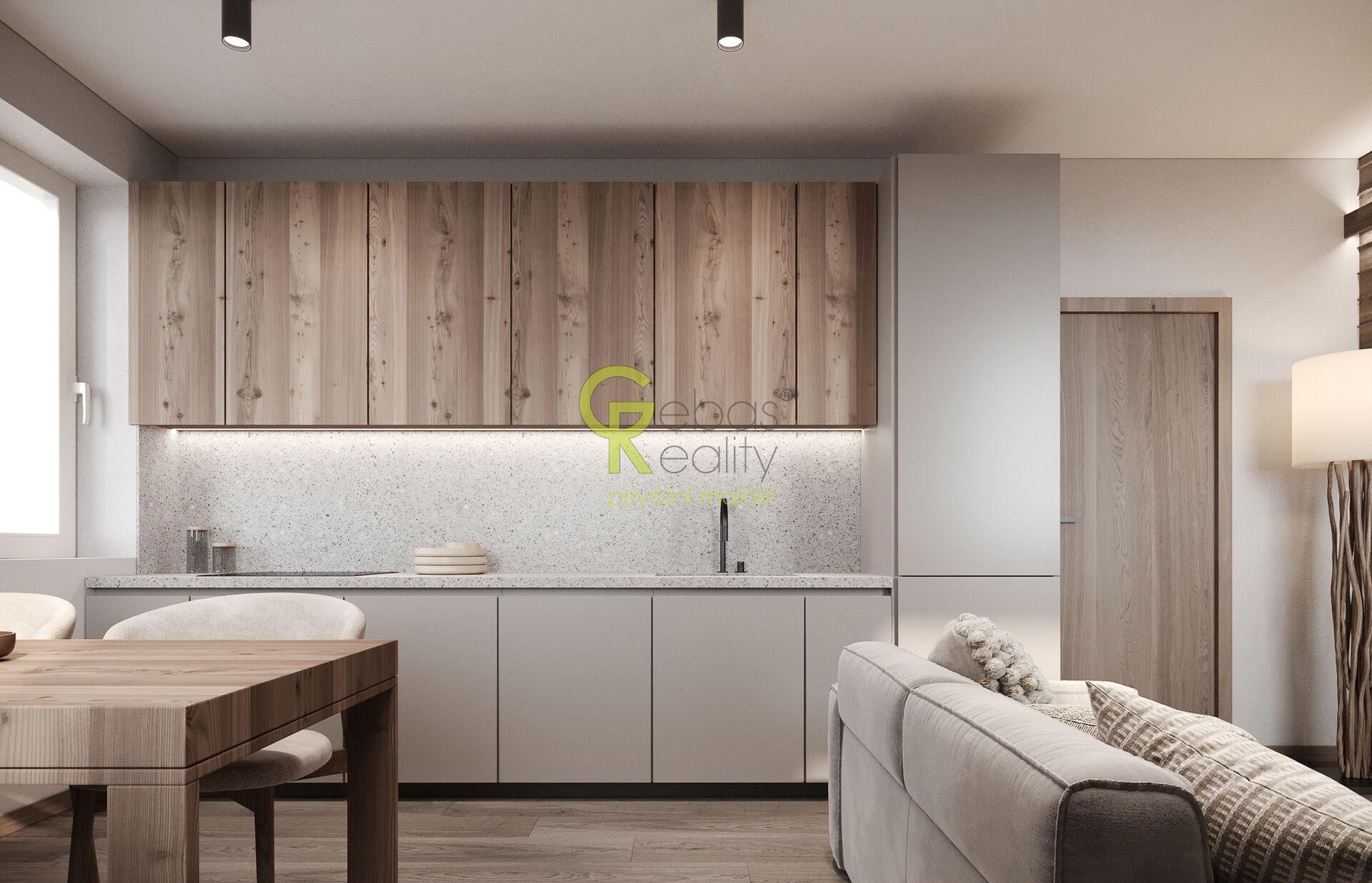 Nový byt 3+kk v projektu Byty Otradovice u Brandýsa nad L. vč. sklepa a parkovacího stání v ceně