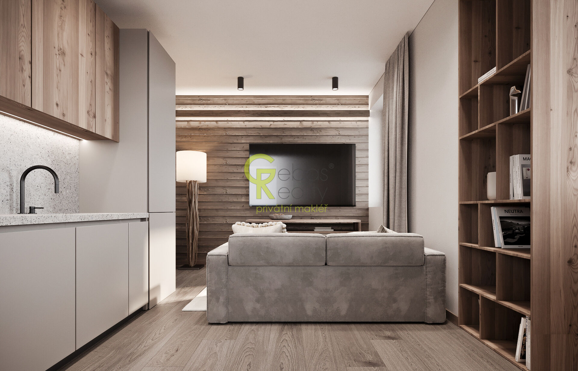 Nový byt 2+kk v projektu Byty Otradovice u Brandýsa nad L. vč. sklepa a parkovacího stání v ceně