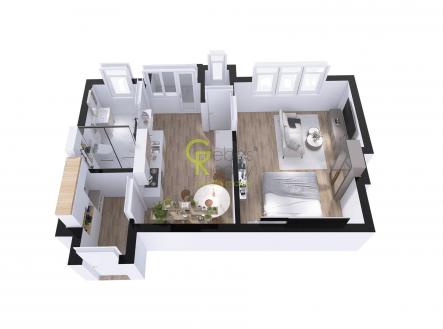 Pronájem bytu, 1+1, 41 m²