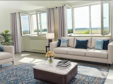 použita vizualizace | Prodej bytu, 2+kk, 53 m²