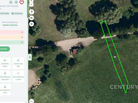 . | Prodej - pozemek, trvalý travní porost, 588 m²