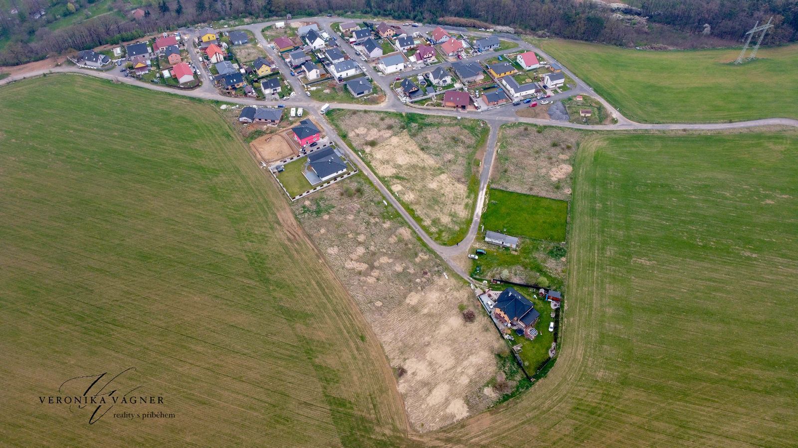 Prodej stavebního pozemku, obec Bavoryně, 1880m²