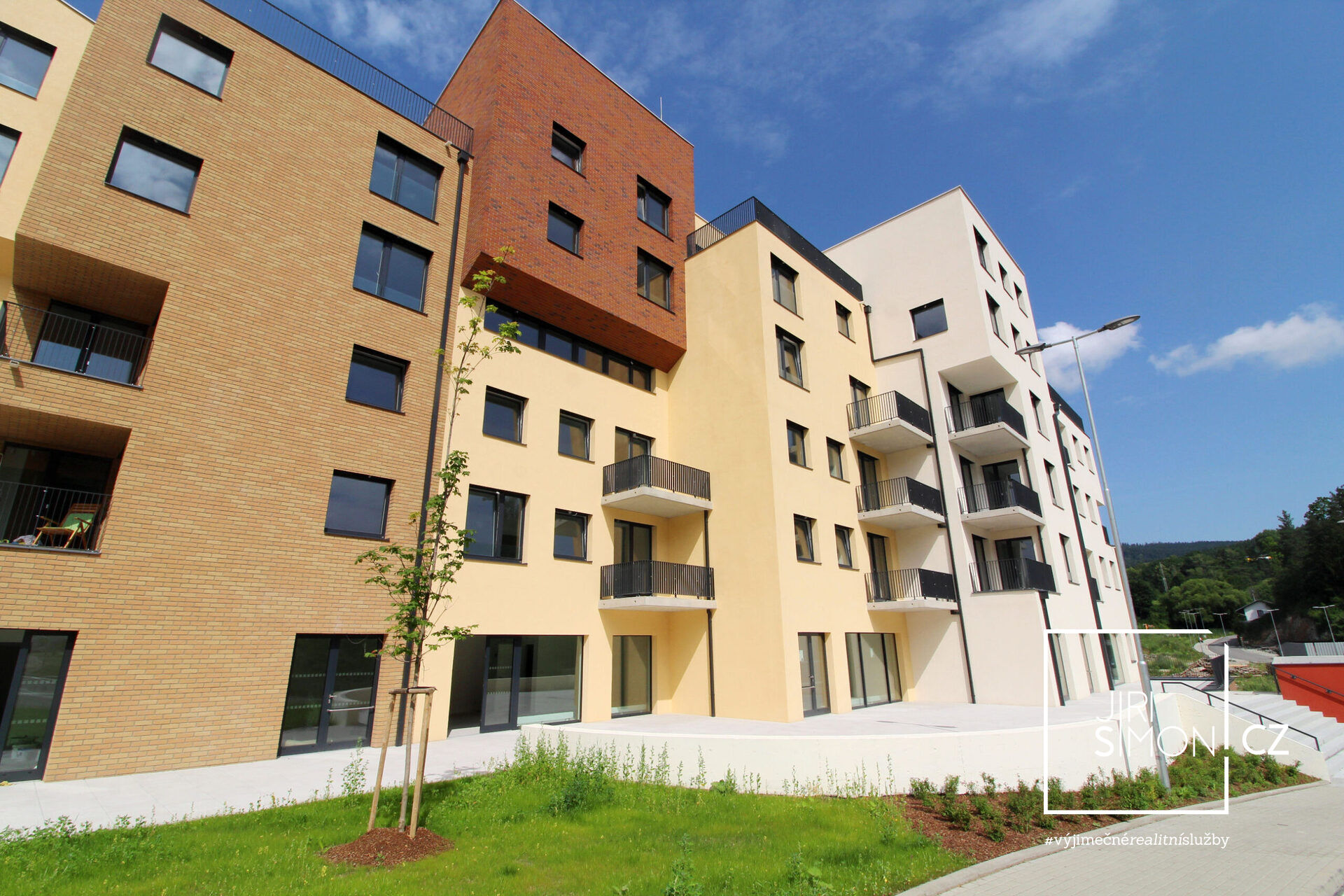 Apartmán č. 39, 3+kk, 89 m2 + balkón 5 m2 + sklep v 3. NP v projektu Krumlovský klenot