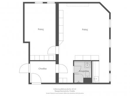 Prodej - kanceláře, 64 m²