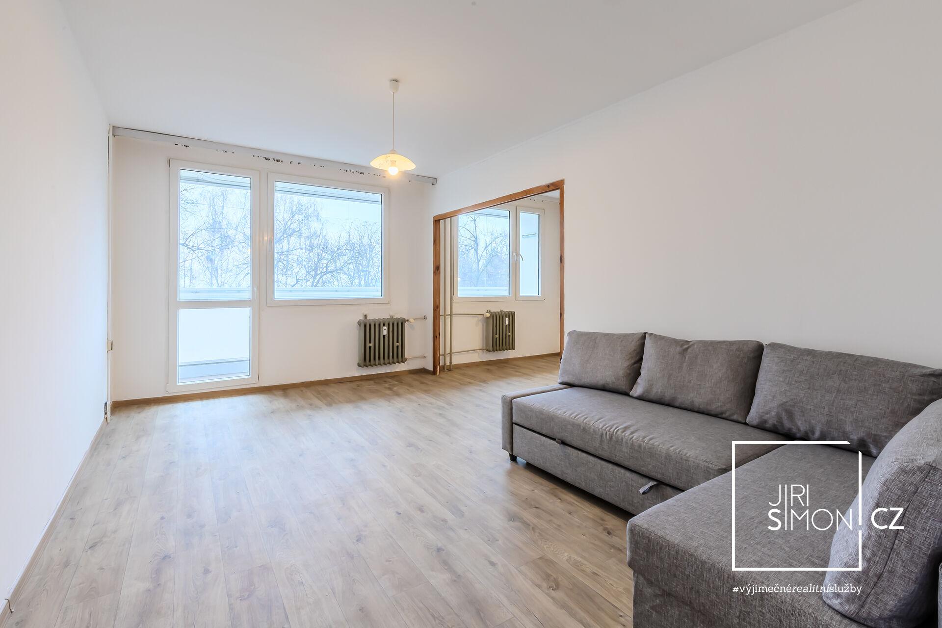 Pronájem bytu 3+1 s lodžií, 69 m2 + lodžie 6 m2, Praha 8 - Kobylisy