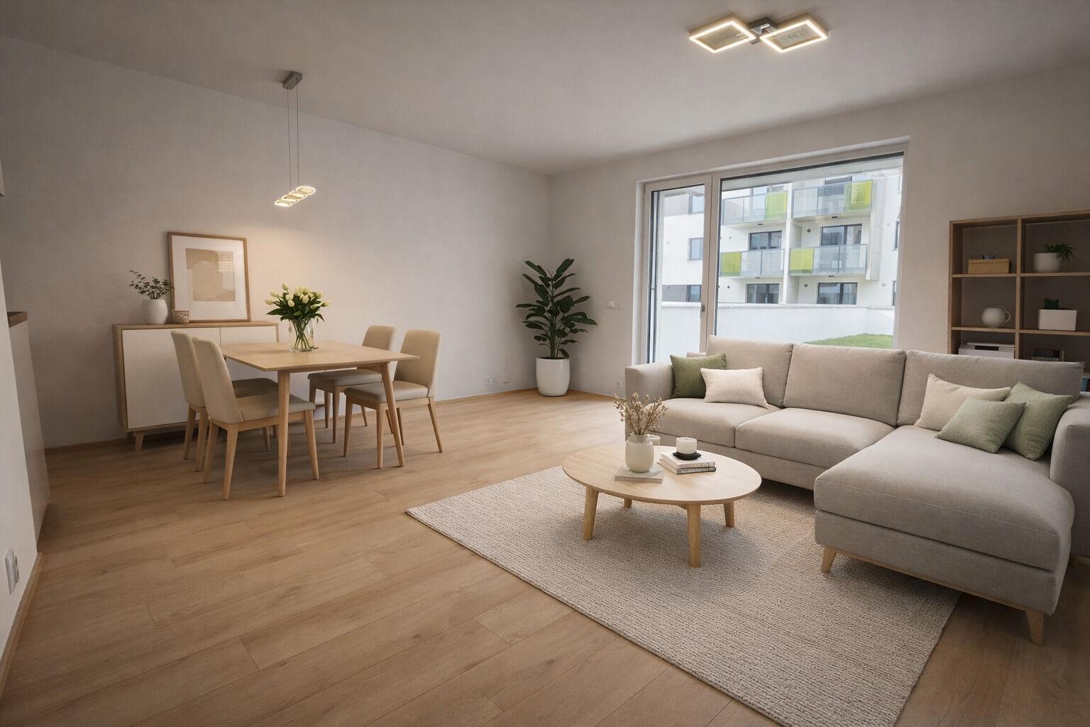 Pronájem bytu 2+kk, 67 m² s terasou 23 m² a předzahrádkou 75 m², Praha 4 - Chodov