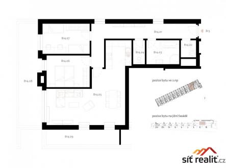 BYT 14_karta copy.jpg | Prodej bytu, 3+kk, 125 m²