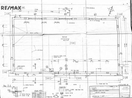 horní hala (sklad) | Pronájem - skladovací prostor, 729 m²