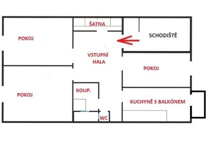 planek-5.jpg | Prodej bytu, 3+1, 80 m²