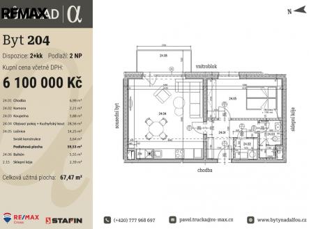 204-000001.jpg | Prodej bytu, 2+kk, 67 m²