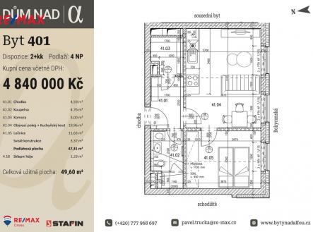 401-000001.jpg | Prodej bytu, 2+kk, 49 m²