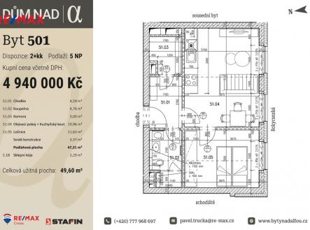 501-000001.jpg | Prodej bytu, 2+kk, 49 m²