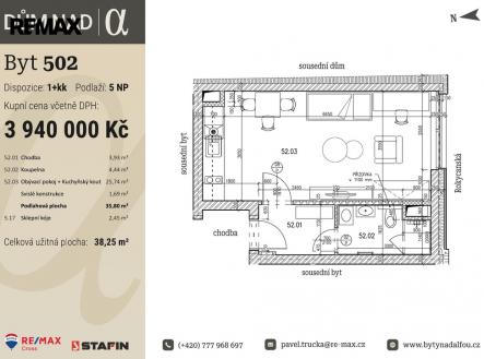 502-000001.jpg | Prodej bytu, 1+kk, 38 m²