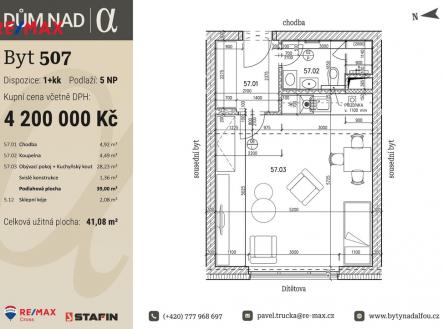 507-000001.jpg | Prodej bytu, 1+kk, 41 m²
