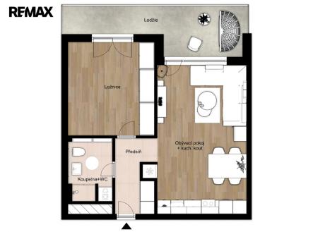 6719-byt-2-kk-papirnicka.jpg | Pronájem bytu, 2+kk, 52 m²