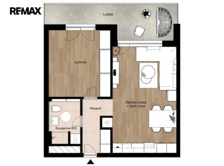 6719-byt-2-kk-papirnicka.jpg | Pronájem bytu, 2+kk, 52 m²