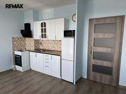 kuchyňská linka | Pronájem bytu, 1+kk, 27 m²