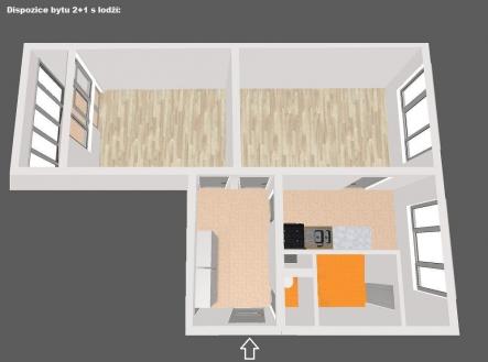 . | Prodej bytu, 2+1, 62 m²