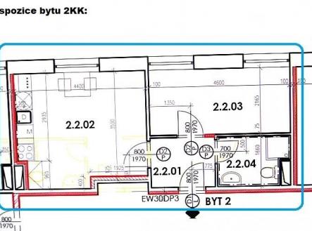 . | Pronájem bytu, 2+kk, 35 m²