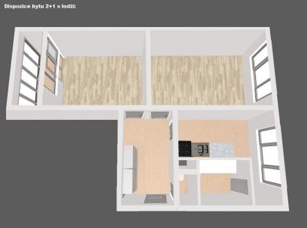 . | Prodej bytu, 2+1, 62 m²