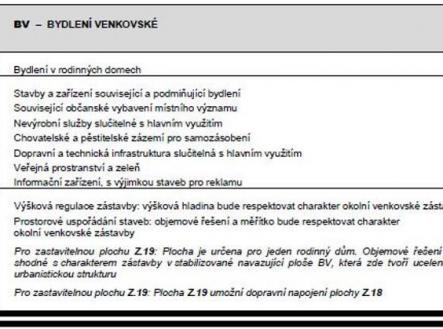 regulativy vk.JPG | Prodej - pozemek pro bydlení, 2 249 m²