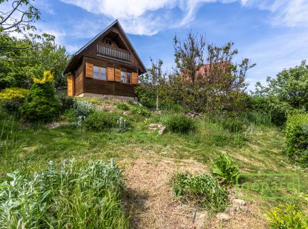 pohled ze zahrady | Prodej - chata/rekreační objekt, 25 m²
