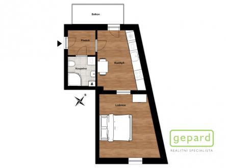 pudorys-pod-barvirkou.jpg | Pronájem bytu, 1+1, 32 m²