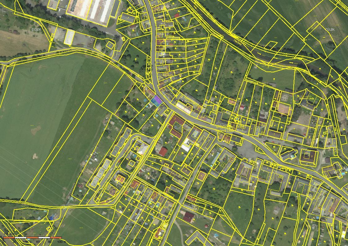 1/3 podíl na R.D. č.p. 38, LV 315 parcela 32, 145/2 v obci Vranová Lhota, okres Svitavy