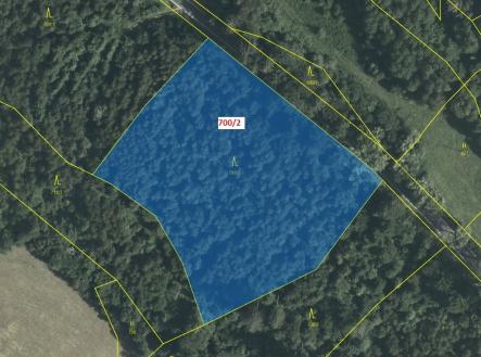 Prodej - pozemek, les, 7 890 m²