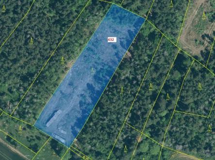 Prodej - pozemek, les, 5 629 m²