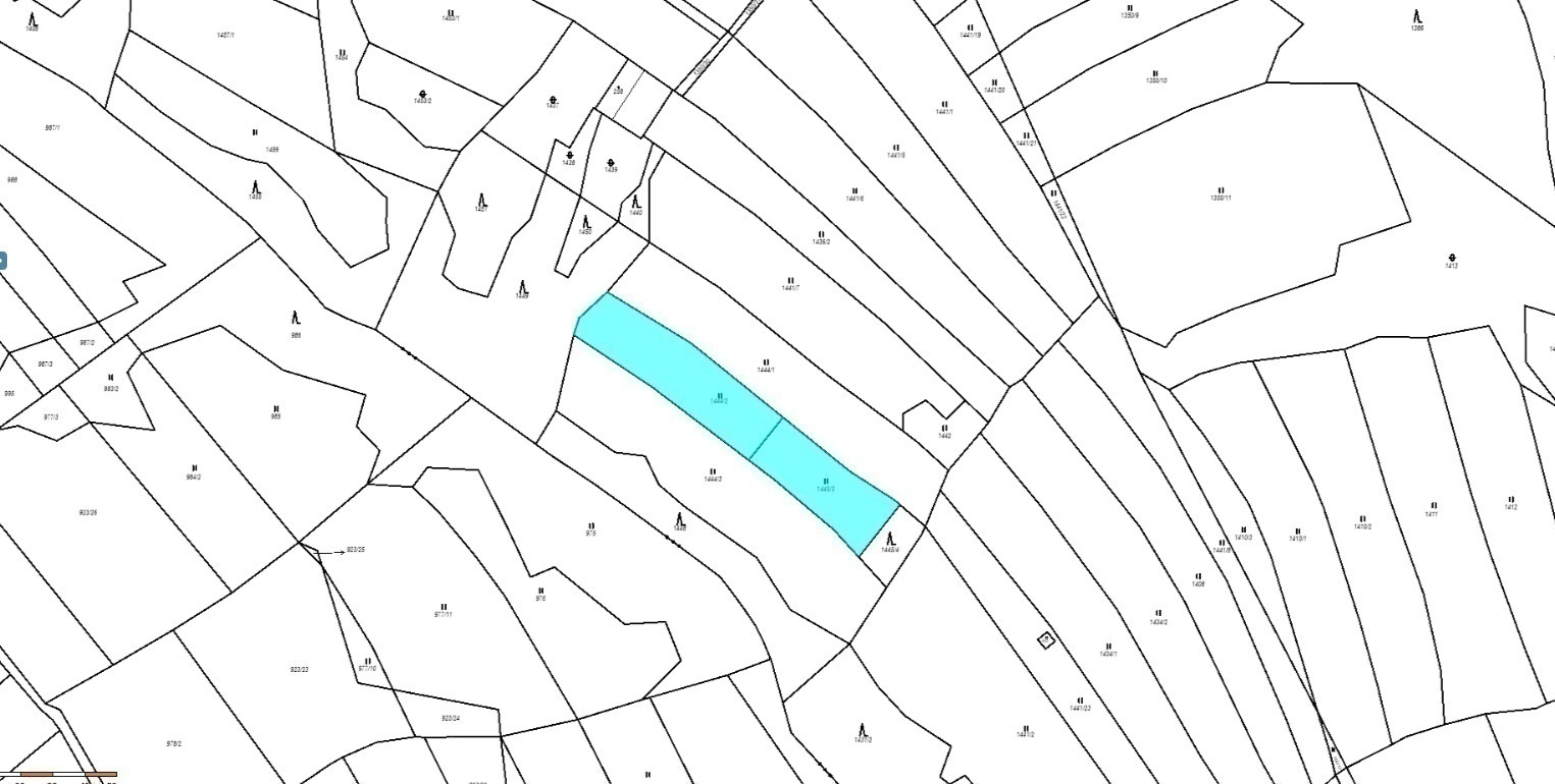Trvalý travní porost o výměře 2 254 m2, podíl 1/1, k.ú. Traplice, okres Uherské Hradiště