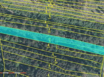Prodej - pozemek, les, 2 466 m²