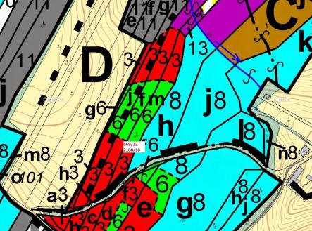 Prodej - pozemek, les, 2 521 m²