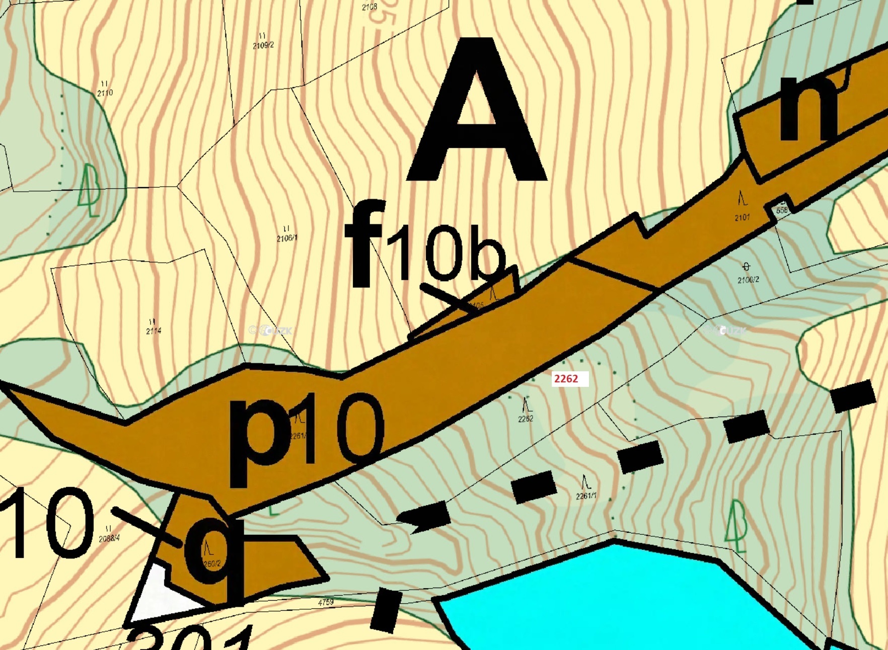 Lesní pozemek o výměře 1708 m2, podíl 1/1, k.ú. Zděchov, okres Vsetín