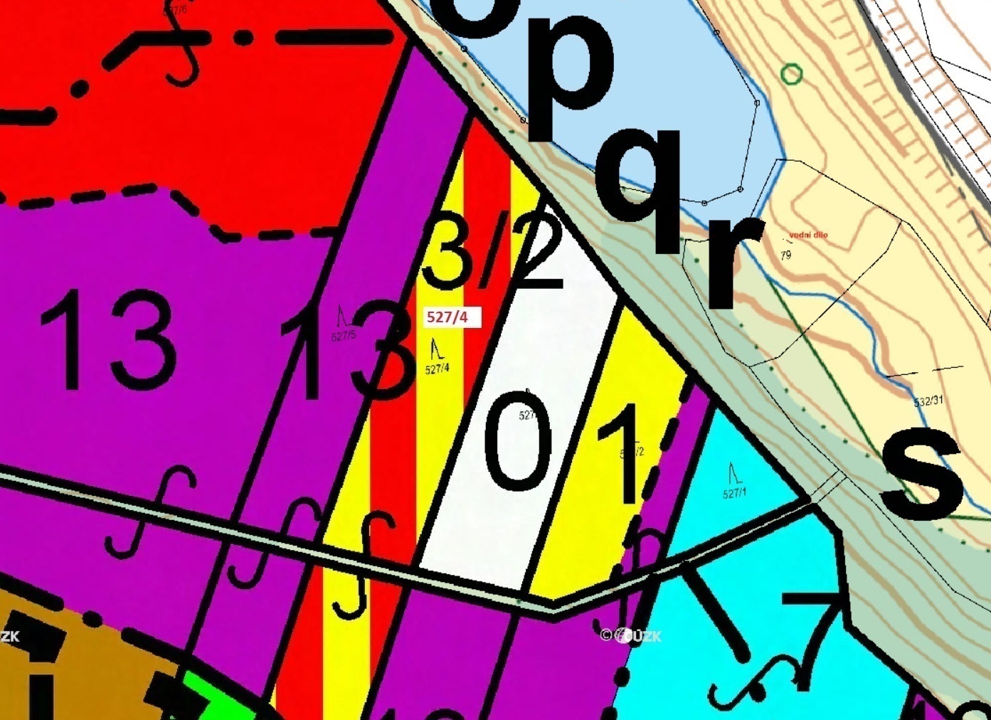 Lesní pozemek o výměře 1 595 m2, podíl 1/1, k.ú. Stehlovice, okres Písek