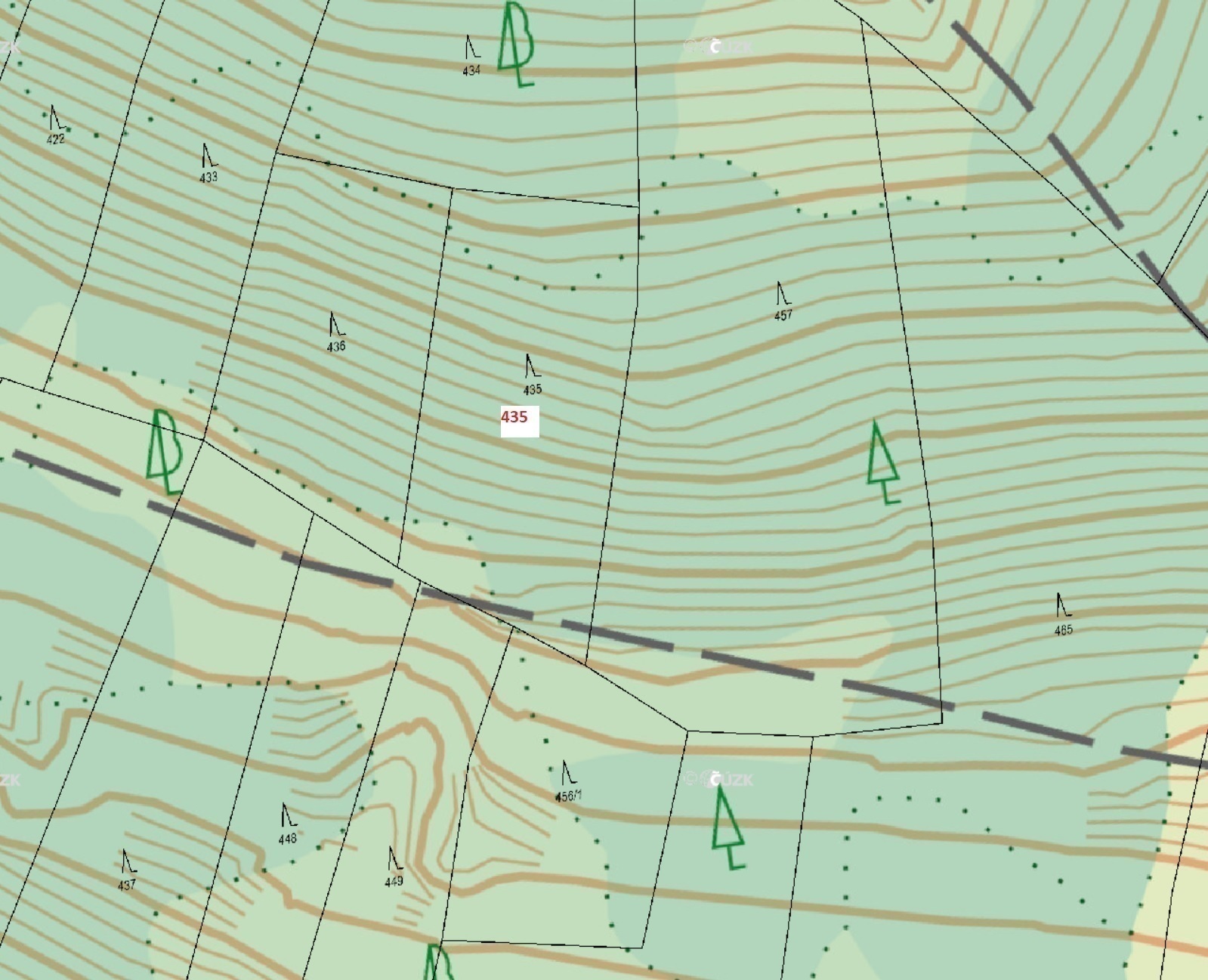 Lesní pozemek o výměře 2 482 m2, podíl 1/1, k.ú. Dražovice u Sušice, okres Klatovy