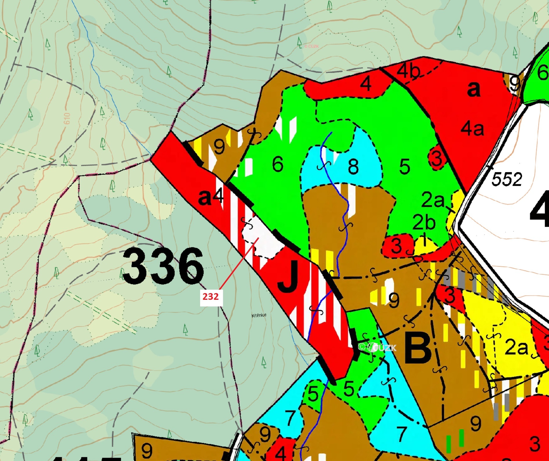 Lesní pozemek o výměře 17 933 m2, podíl 1/1, k.ú. Hluboká u Trhové Kamenice, okres Chrudim