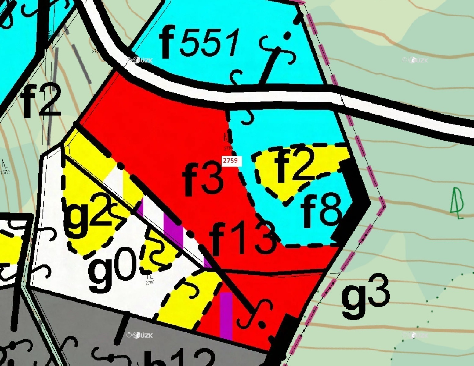 Lesní pozemek o výměře 12 900 m2, podíl 1/1, k.ú. Besednice, okres Český Krumlov