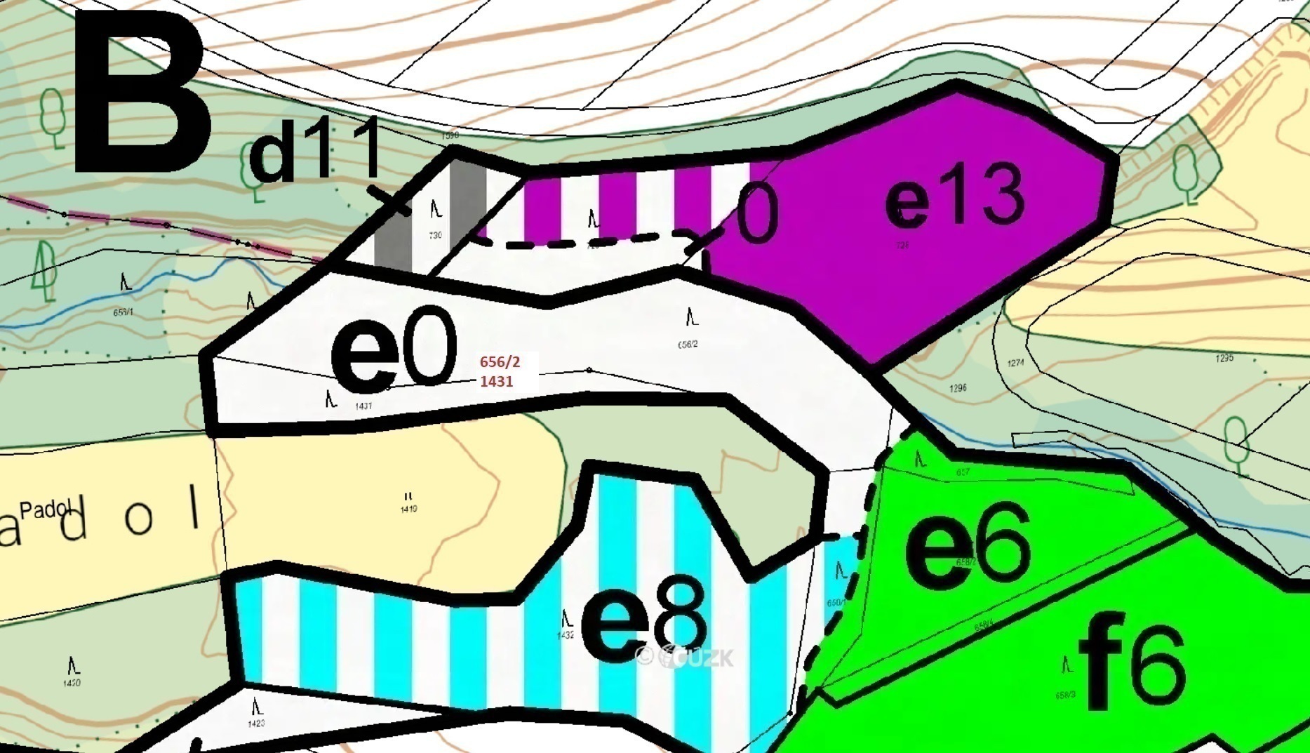 Lesní pozemky o výměře 4 848 m2, podíl 1/1, k.ú. Kletné, okres Nový Jičín