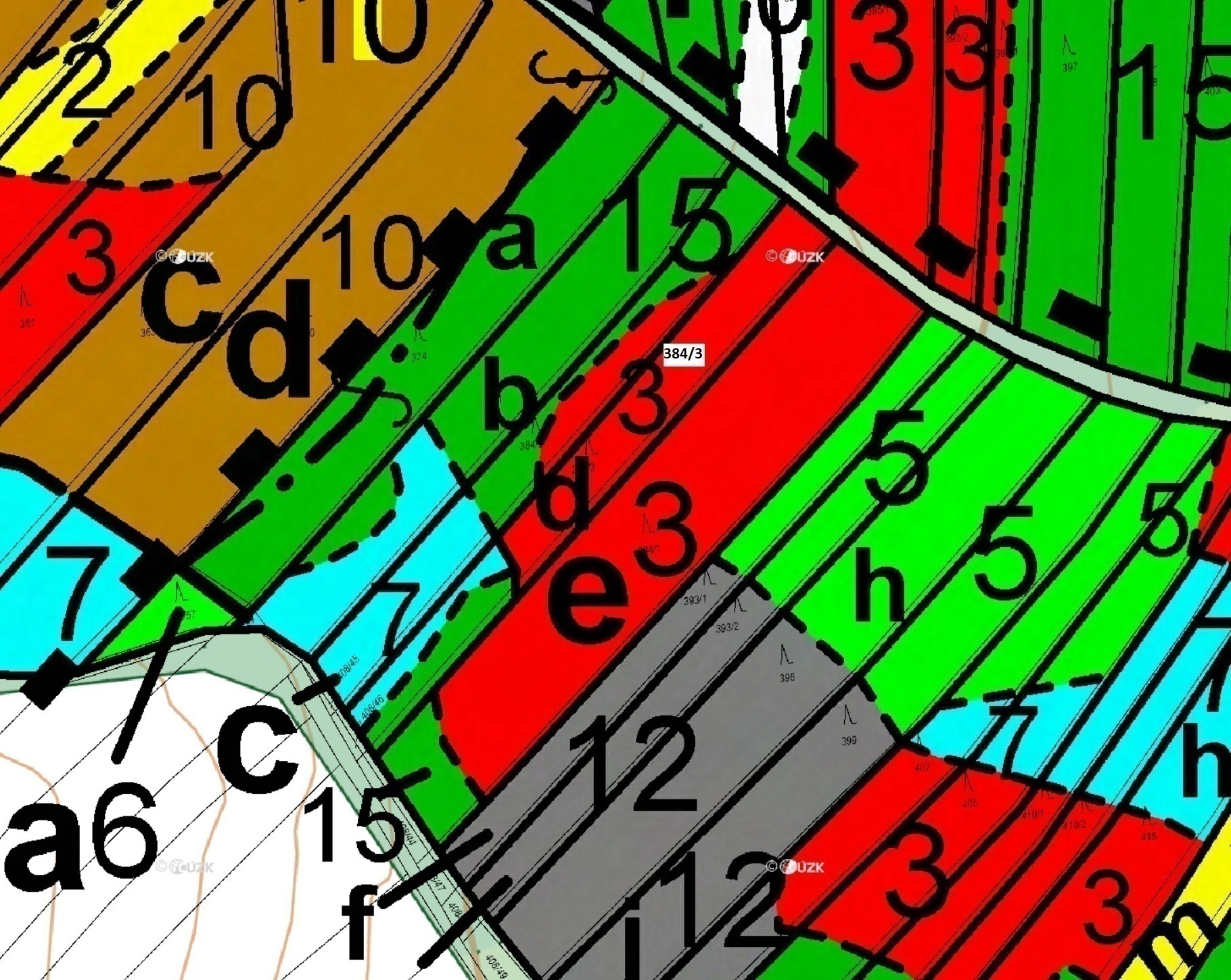 Lesní pozemek o výměře 1 575 m2, podíl 1/1, k.ú. Vlastiboř u Soběslavi, okres Tábor