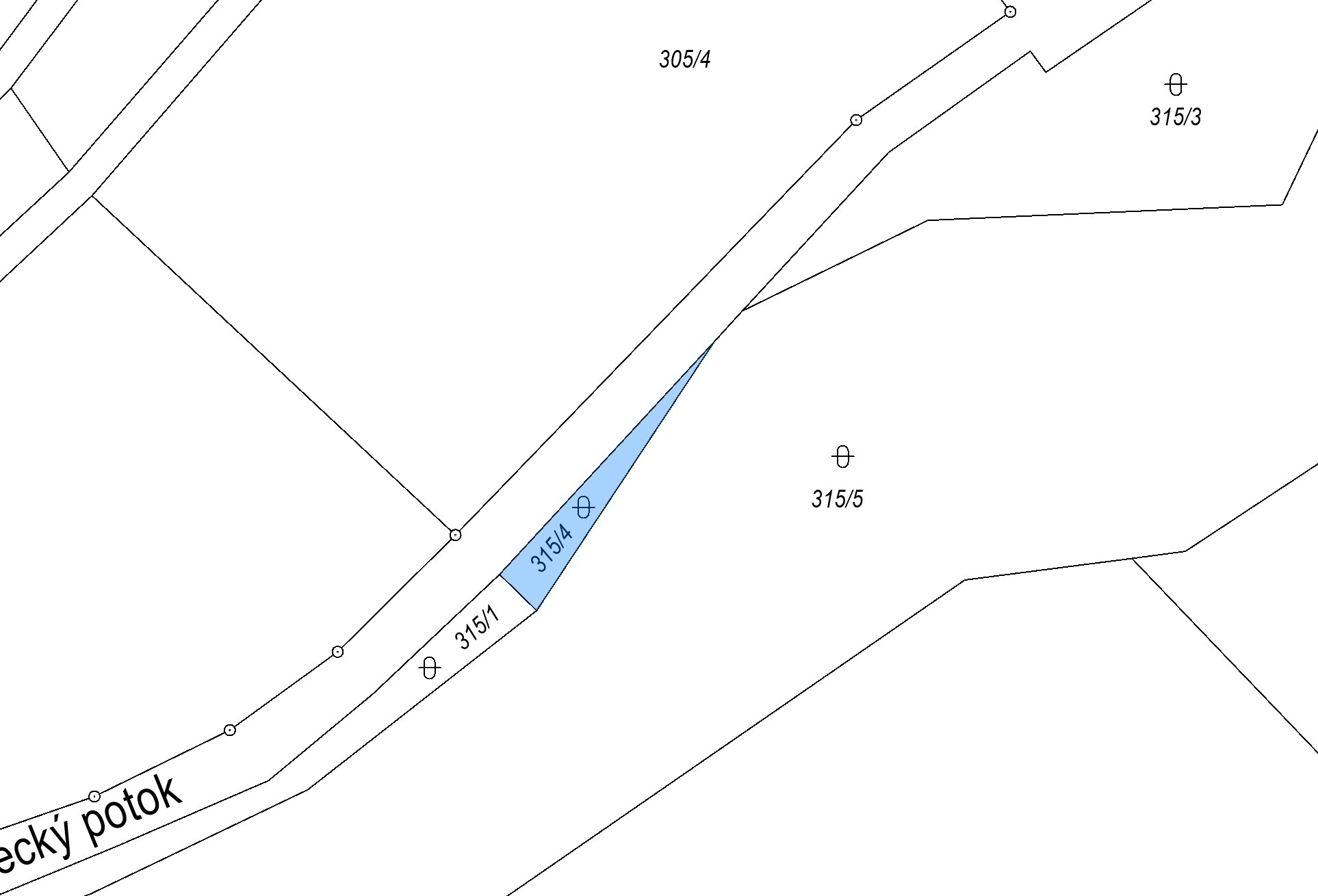 Ostatní plocha o výměře 69 m2, podíl 1/1, k.ú. Sedlec u Náměště nad Oslavou, okres Třebíč