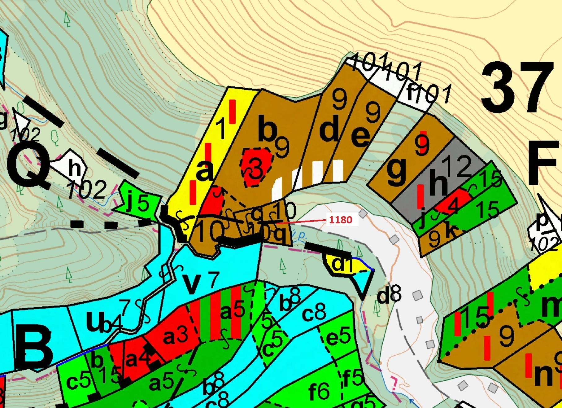 Lesní pozemek o výměře 892 m2, podíl 1/1, k.ú. Keblany, okres České Budějovice