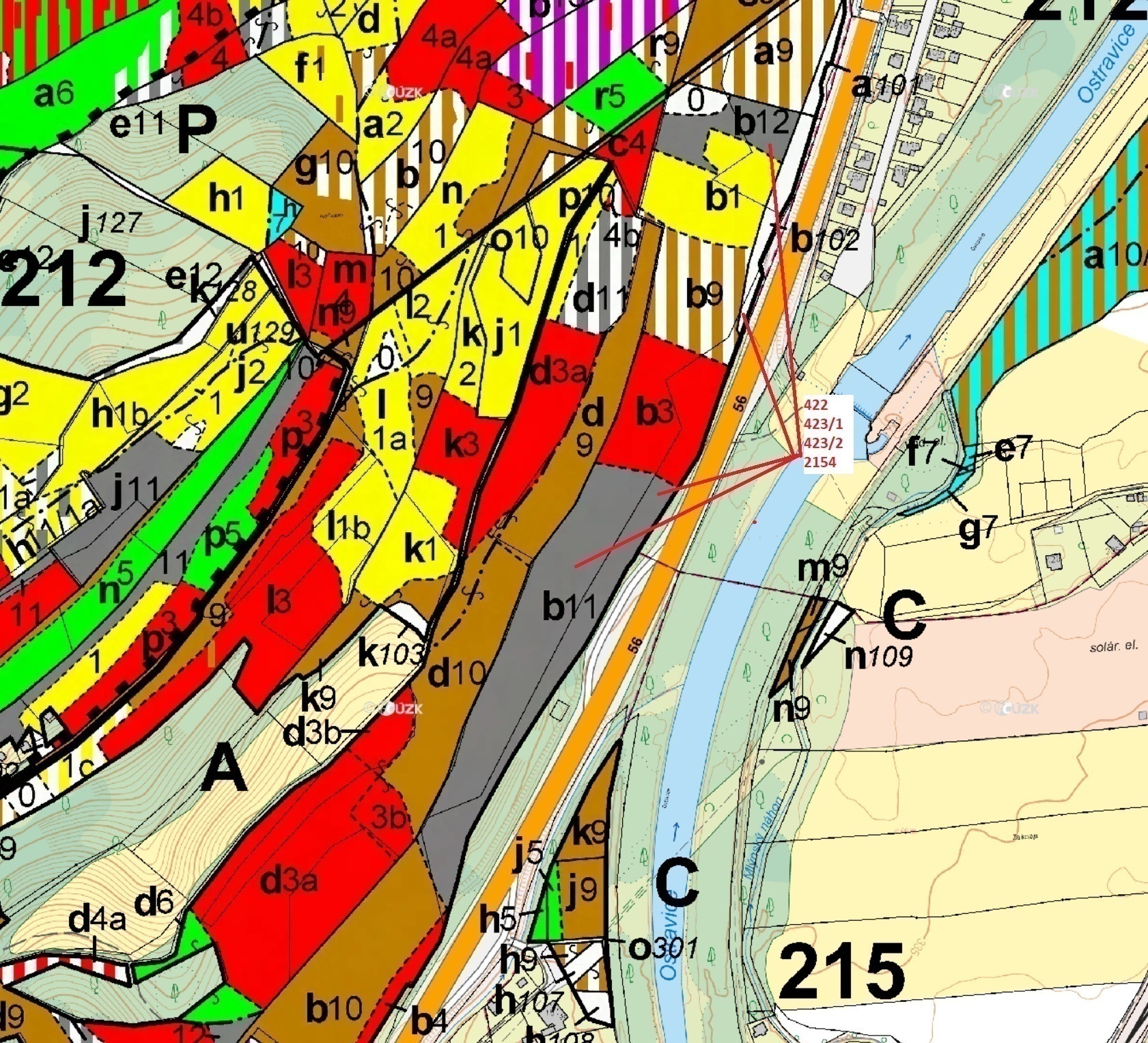 Lesní pozemky o výměře 49 039 m2, podíl 1/1, k.ú. Metylovice, okres Frýdek-Místek