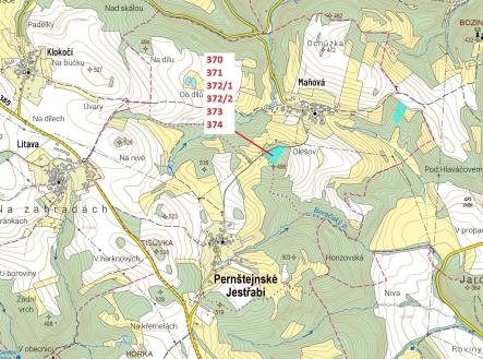 Prodej - pozemek, les, 8 596 m²